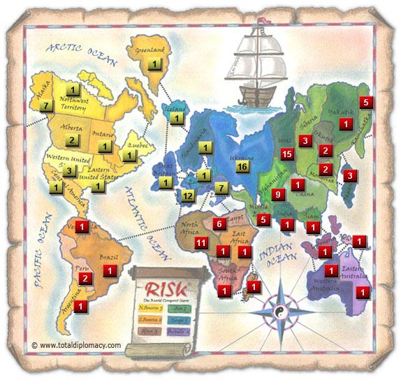 Total Diplomacy Risk Map: Our-Game-2 